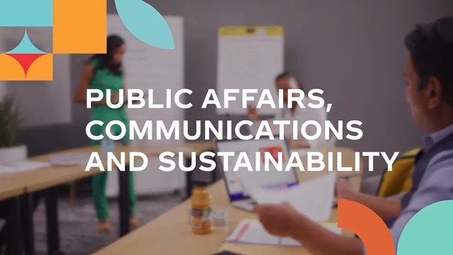 Public Affairs, Communications & Sustainability